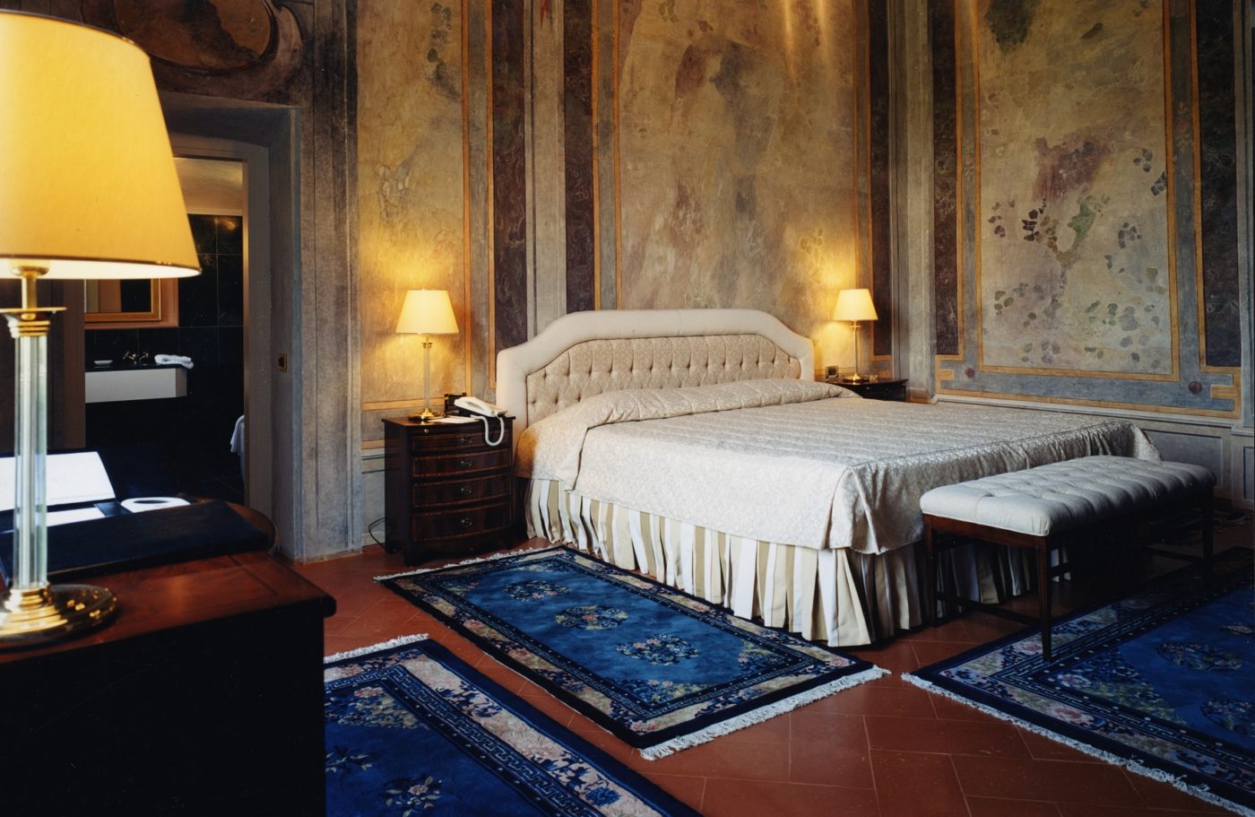 Una camera del Grand Hotel Villa Torretta