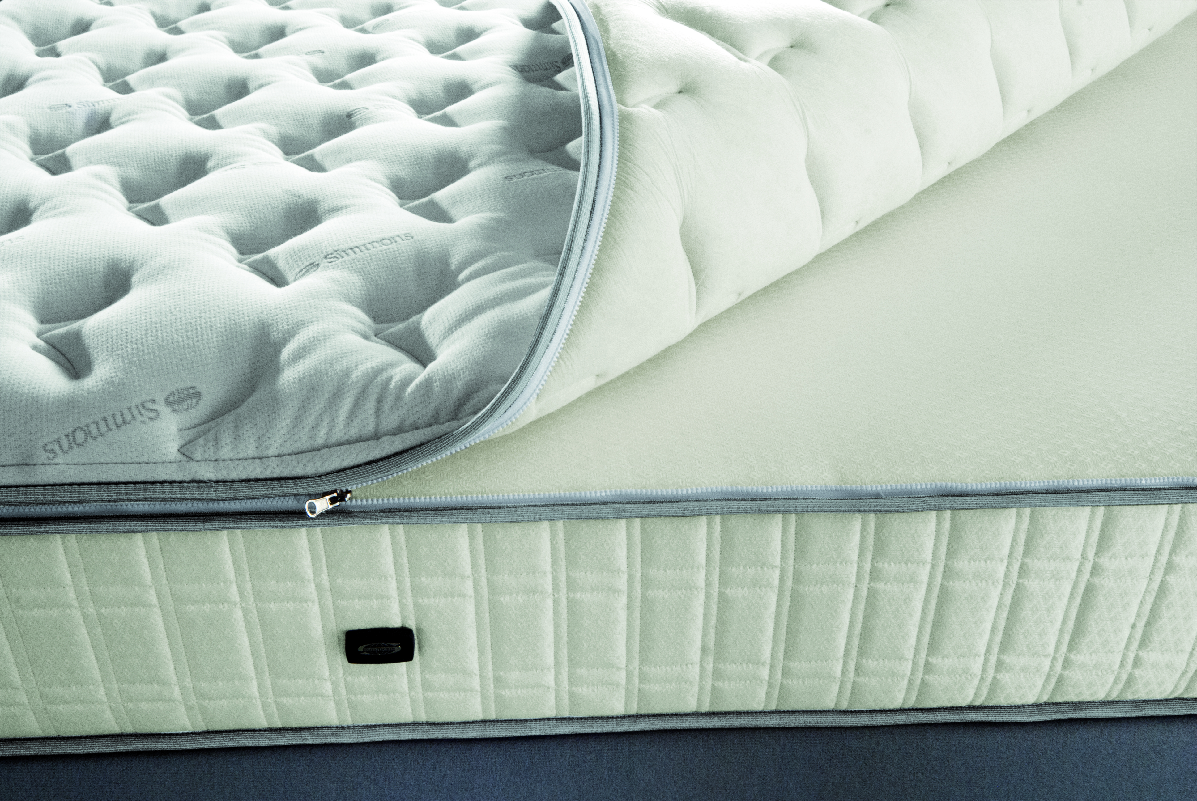 Materasso Simmons Platinum Beautyrest no-flip con Pillow Top Renew, rimovibile con cerniere longitudinali