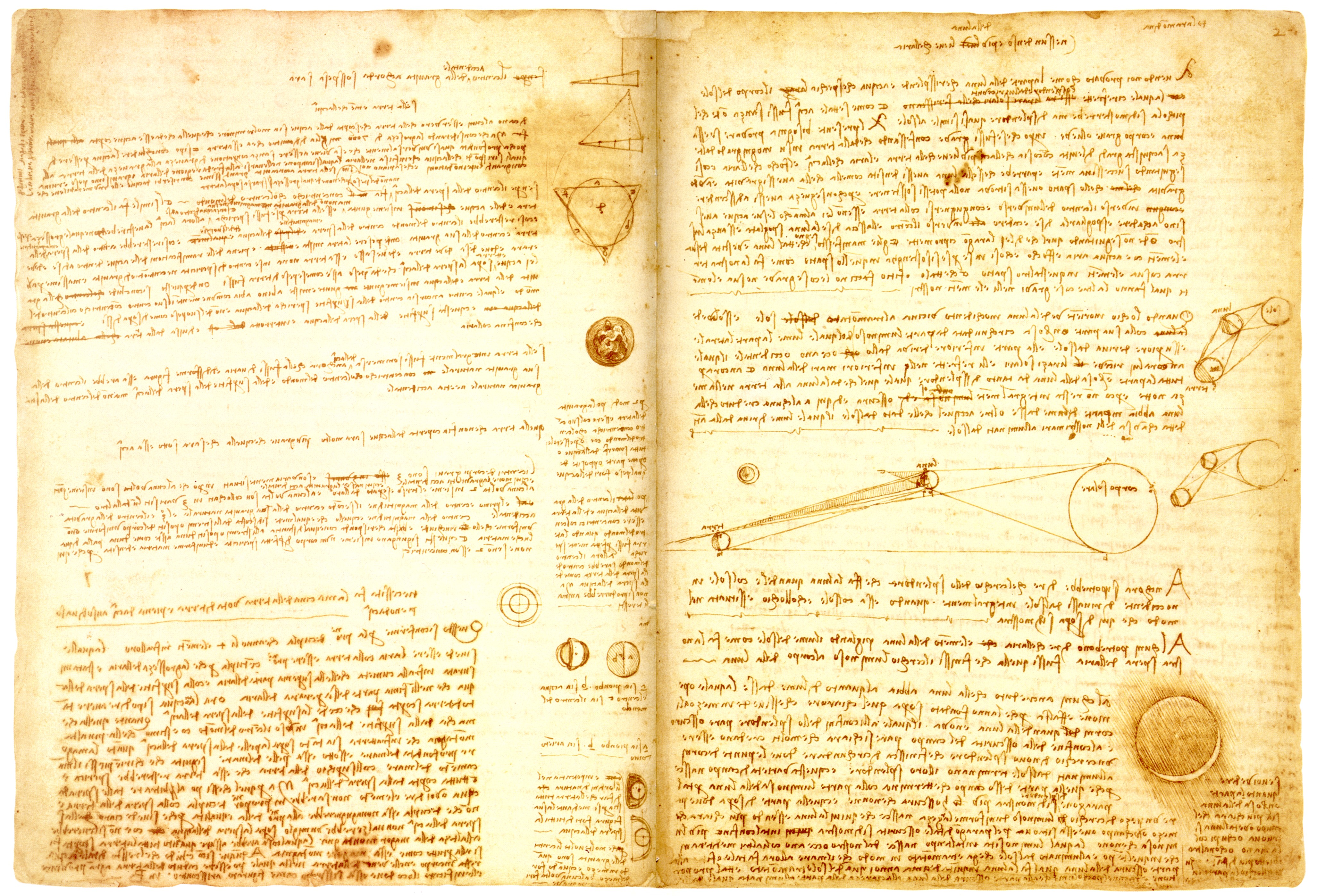 Leonardo da Vinci: il Codice Leicester in mostra a Firenze