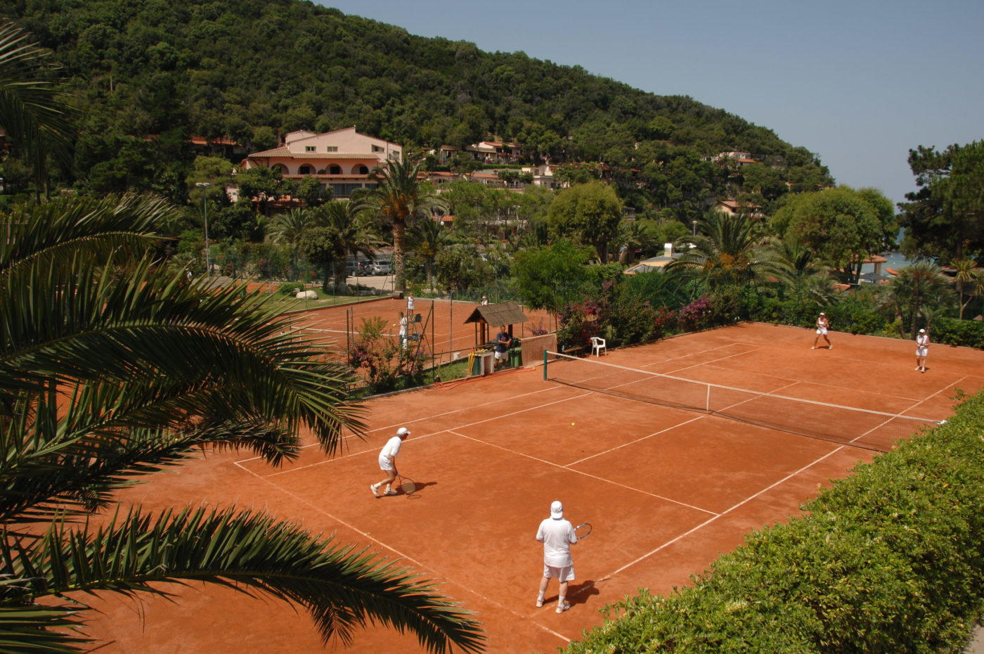 Campi da tennis dell'Hermitage all'Elba