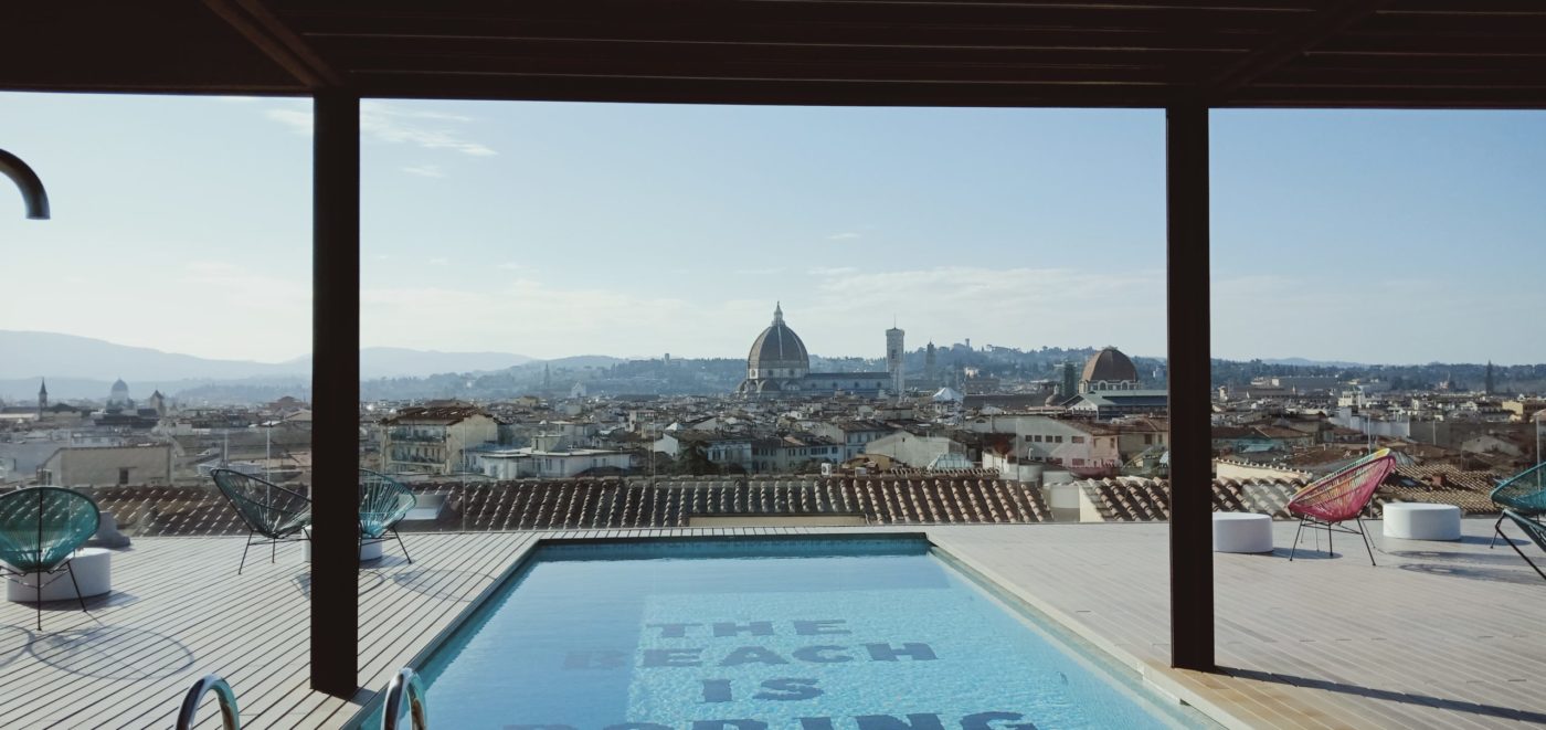 Il roof top del primo The Student Hotel aperto a Firenze
